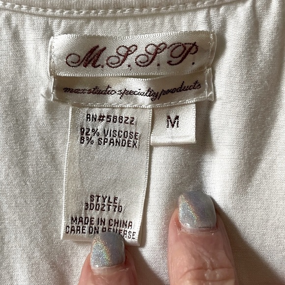 Max Studio macrame detail top - Picture 6 of 7